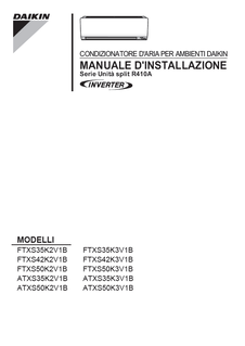 FTXS35-50K,ATXS35-50K_3PIT363588-2G_Installation manual_Italian download